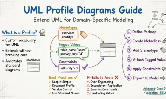 Manual para desarrolladores de nivel intermedio sobre diagramas de perfiles UML