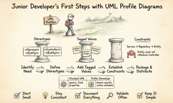Primeros pasos de un desarrollador junior con los diagramas de perfiles UML Primeros pasos de un desarrollador junior con los diagramas de perfiles UML