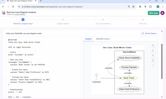 Maîtrisez la logique de réservation de films avec l’analyseur de diagrammes de cas d’utilisation de base