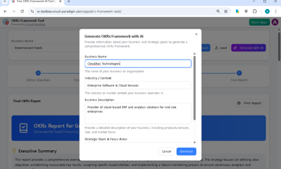 CloudAxis Technologiesのスケーリング：Visual ParadigmのAI搭載OKRフレームワークツールによる戦略的成功の最適化