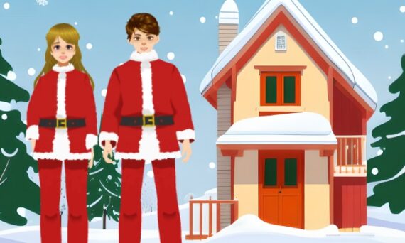 Hoạt hình một cảnh mùa đông rực rỡ: Tạo nên một cuộc phiêu lưu lễ hội với AniFuzion