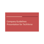 Company Guidelines Presentation for TechVerse
