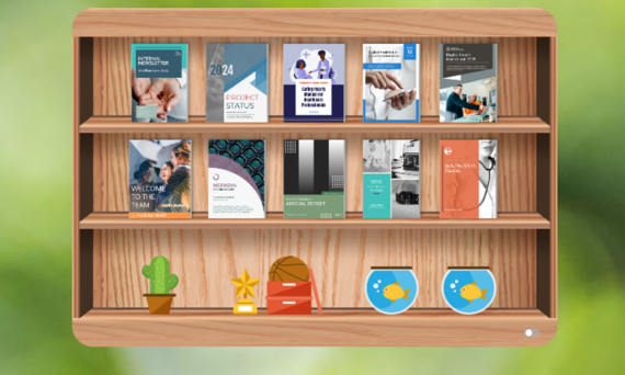 A Smart Virtual Bookshelf for HealthTech Reports & Guidelines