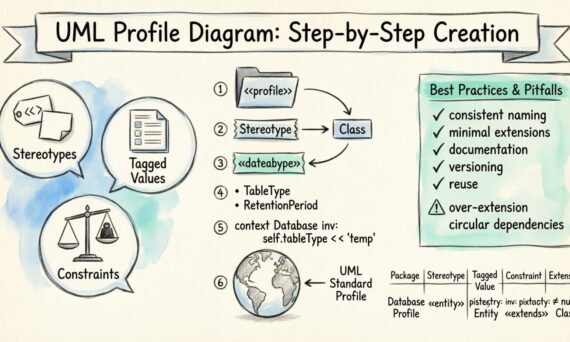 Step-by-Step Tutorial on UML Profile Diagram Creation