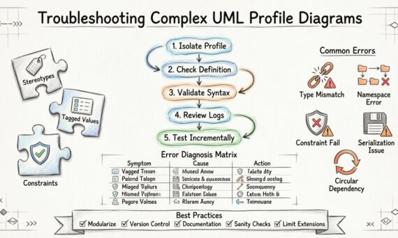 Troubleshooting Complex UML Profile Diagram Issues